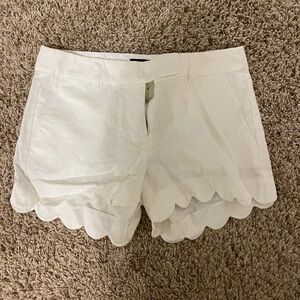J. Crew Scalloped Shorts